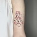 peachpartime-deactivated2022072:bunny tattoos!! ᕱ⑅ᕱ