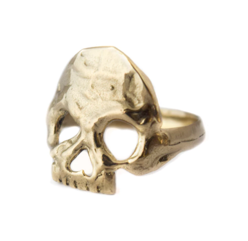 rosepetalbath: Coffin, skull and memento mori rings from Golden Grove Jewelry for Halloween 