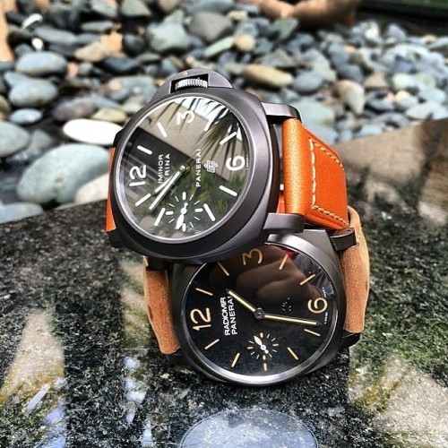 paneraicentral:  Double Paneristi editions. #Panerai PAM532 & PAM195. Only one missing is the PAM360 to make it a complete set. 👍👍👍 