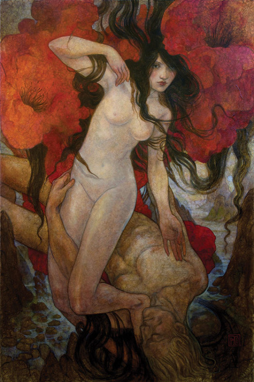 ex0skeletal:Rebecca Guay’s Dreamlike Paintings