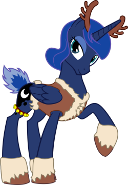 royalcanterlotvoice:  Luna’s Holiday Costume