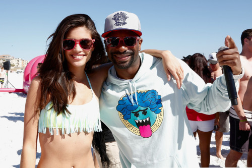 Sara Sampaio and DJ Irie host PINK Nation Spring Beach Party on March 13, 2014 in Destin, Florida