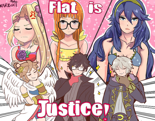 karbuitt-drawings: FLAT CHEST IS JUSTICE!DON´T YOU FORGET IT!