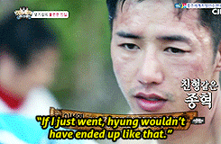  Sungyeol who’d rather be bitten by all of those mosquitoes than see his hyung