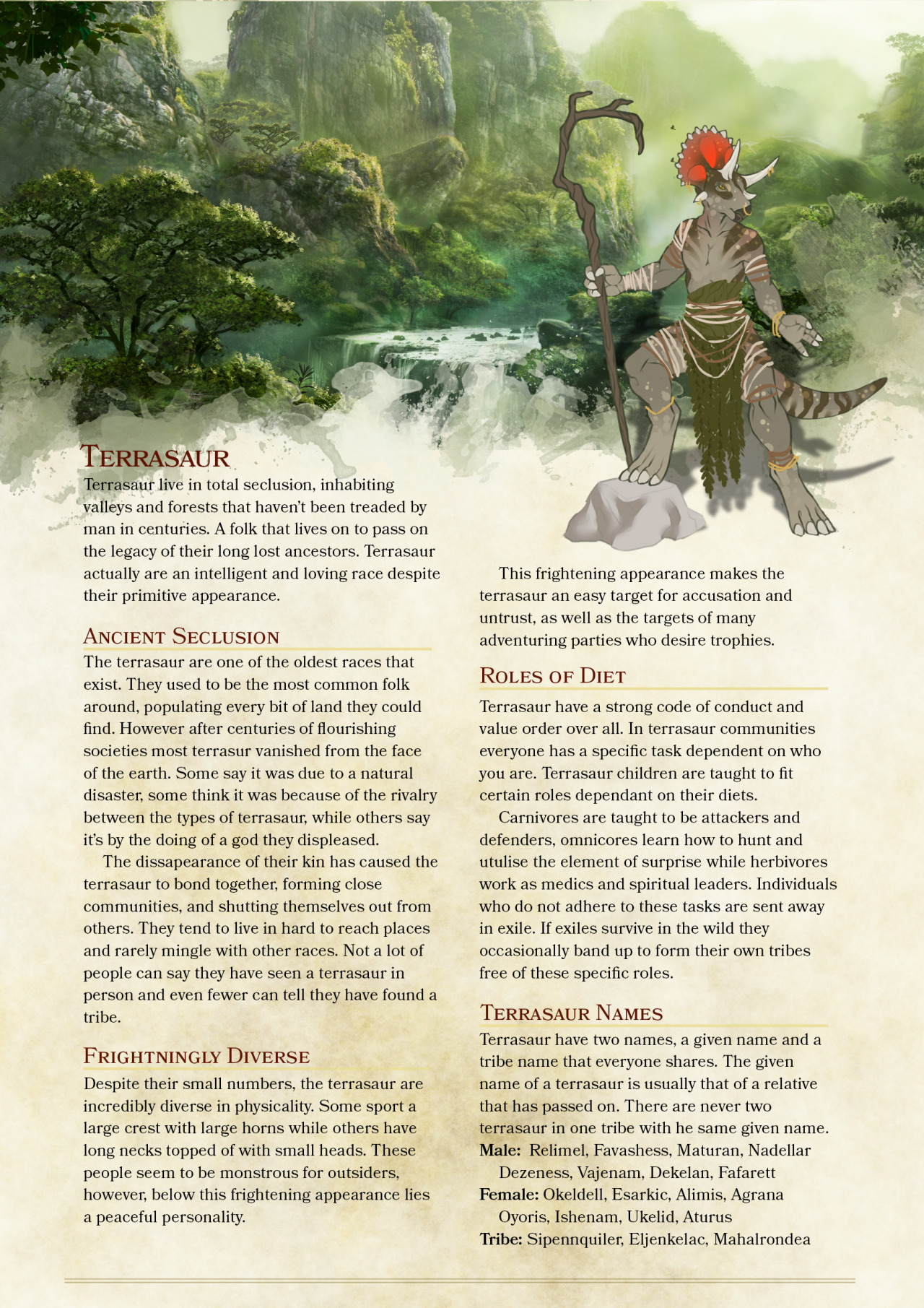 d&d 5e races homebrew