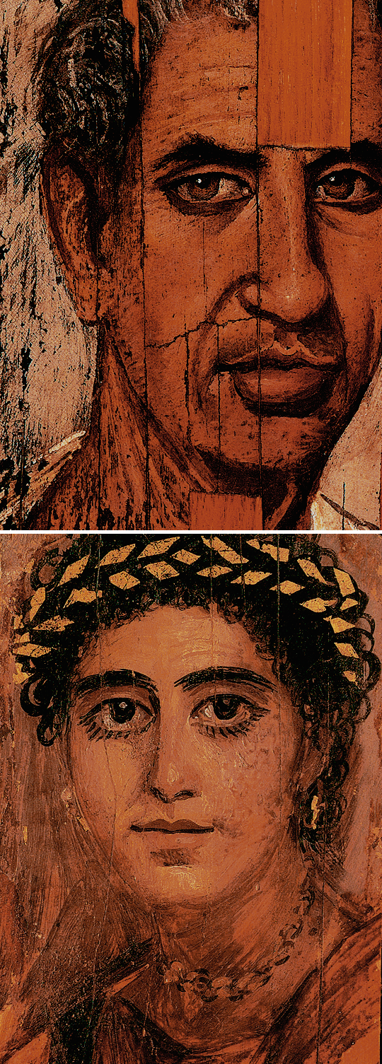 PAINTED MUMMY PORTRAITS OF EGYPTIANS DURING THE ROMAN PERIOD