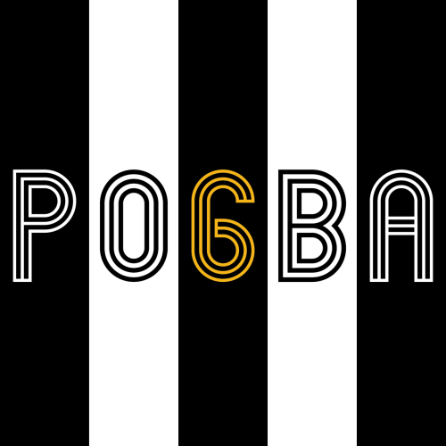 Paul Pogba Type Logo by danielnyariillustrations