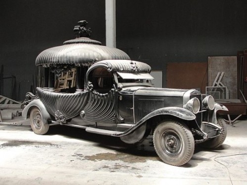 steamxlove:1929 Cadillac Hearse