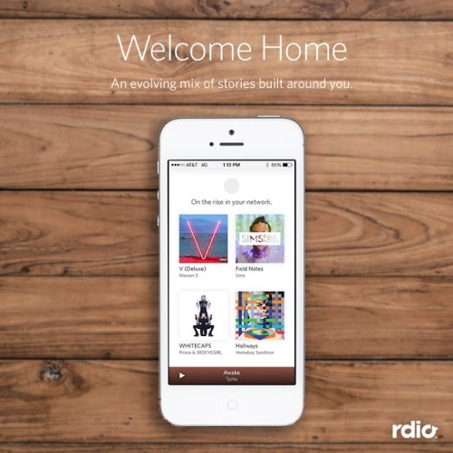 Your personalized feed of music stories based on what you listen to, highlights from your friends, recommendations, exclusive music and much more.
Check out what Home is serving up today.