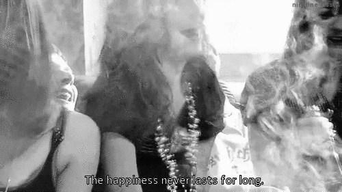 elasticize:The happiness never lasts for long.