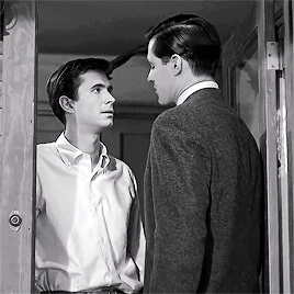 Anthony Perkins And John Gavin As Norman Bates And Sam Loomis In Psycho (1960) Dir. Alfred Hitchcock