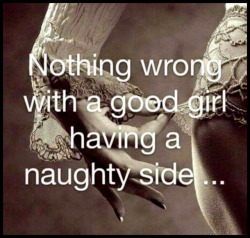 A very naughty side&hellip;.