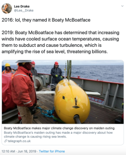 great-tweets: Thank you, Boaty McBoatface.