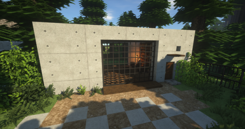 a build based on the real life house “ The Brain “ by Olson Kundig in Minecraft