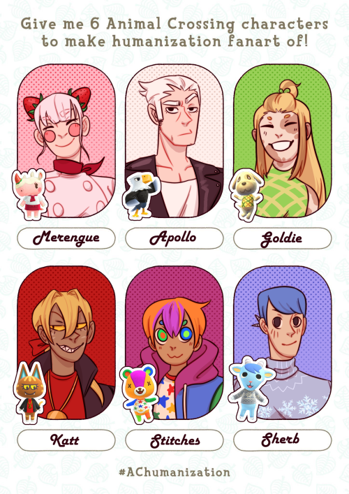 Some animal crossing gijinkas! Commissions | ig | twitter