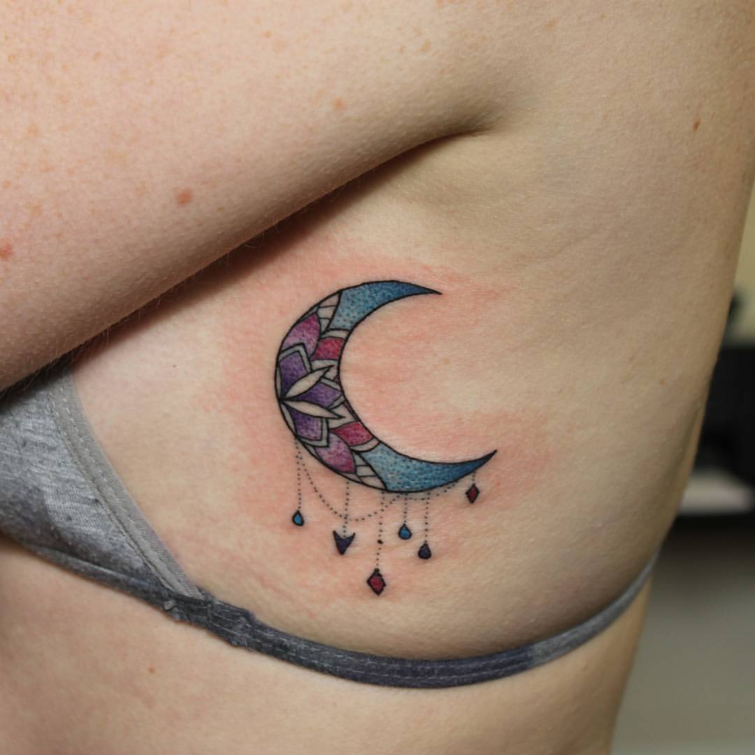 Top 59 Best Crescent Moon Tattoo Ideas  2021 Inspiration Guide