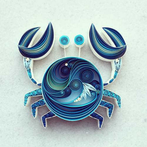 itscolossal:  Colorful Quilled Paper Designs by Sena Runa