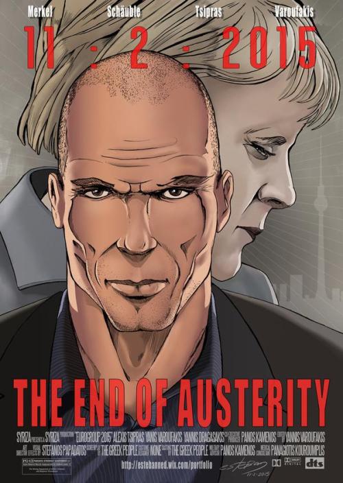 Yanis Varoufakis fanart&hellip; is a thing. A glorious thing. Photo credits: #1 - @GeneralBoles, her