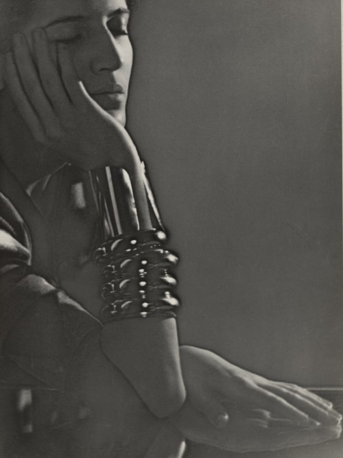 Jacqueline, Man Ray, 1930, MoMA: PhotographyGift of James Thrall SobySize: 11 &frac12; × 8 5/8&quot;