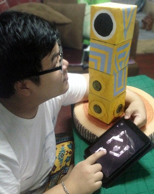 Sharing you my DIY Monument Valley Totem Friend replica made entirely out of paper mache!It took 2 w