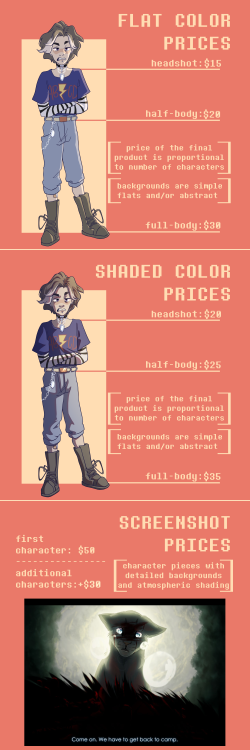 andyxdraws:!! COMMISSIONS ARE OPEN !! interested? fill out this Google Form, and i’ll get back