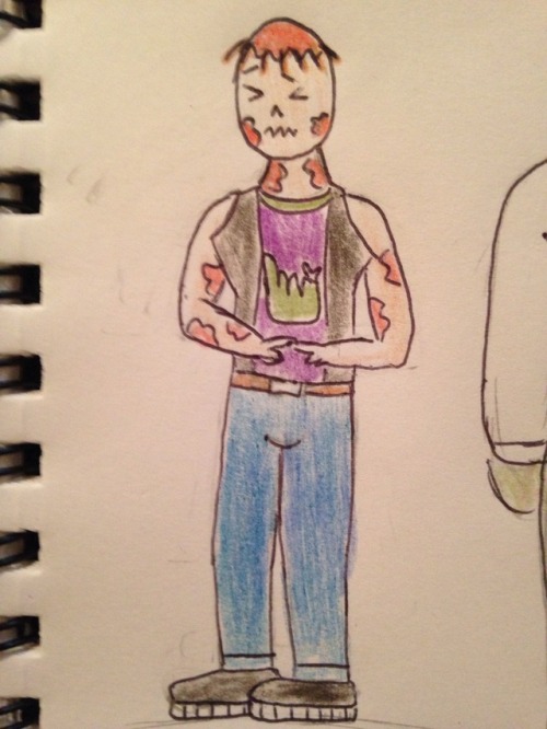 shitty-fallout-art:Uuhhhh Robbie (and Wolfgang) in 16 for @aquacuraI decided since Robbie was going 