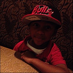 SnapBack boy!! #BigHead #Bulls #ChiTown #LilMan (at The Cheesecake Factory)