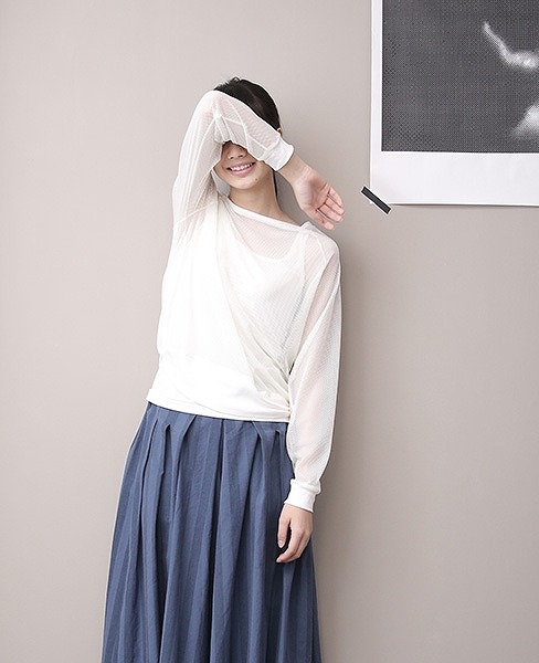 yoimachi:  ippei takeiround rib lonｇ T-shirts ippei takei／イッペイタケイ Palm maison store小松菜奈