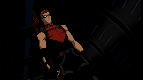 Sex superheroes-or-whatever:  Young Justice TV pictures