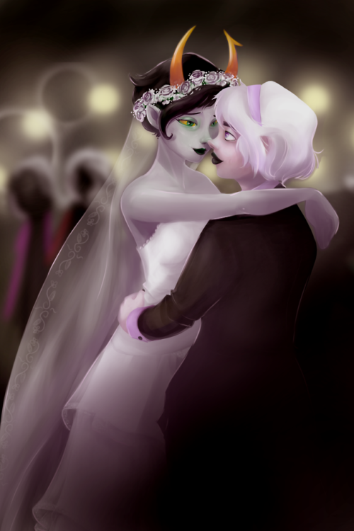 chbichee:  hey hey hey!!! I did four pieces for a Rosemarried Wedding Album fan project  @rosemarriedalbum. Everyone worked so hard on this and it’s cute as heck, I love it!