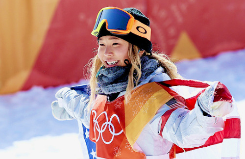 quicksiluers:Congrats to Chloe Kim for winning gold in the Women’s Halfpipe Competition at the 2018 