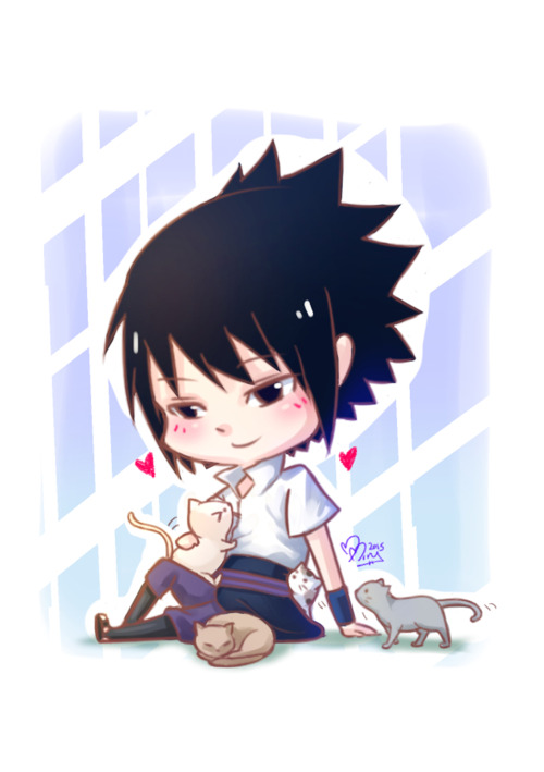 mitskiming-drew-this: Sasuke and the animals he is a great animal trainer wwww   *UPDATE: PRINT