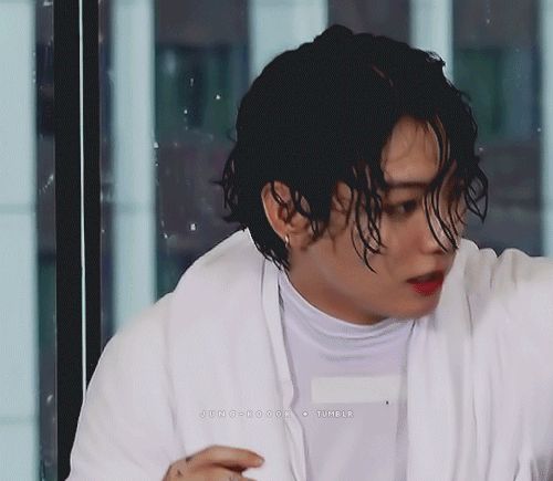 Wet Curly Hair Jungkook