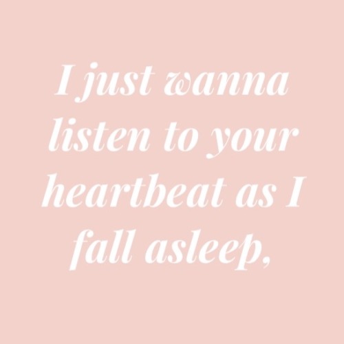 razor-1997: fantasiesoftheheart: Your heartbeat, my lullaby @cassie-heartgal @razor-1997