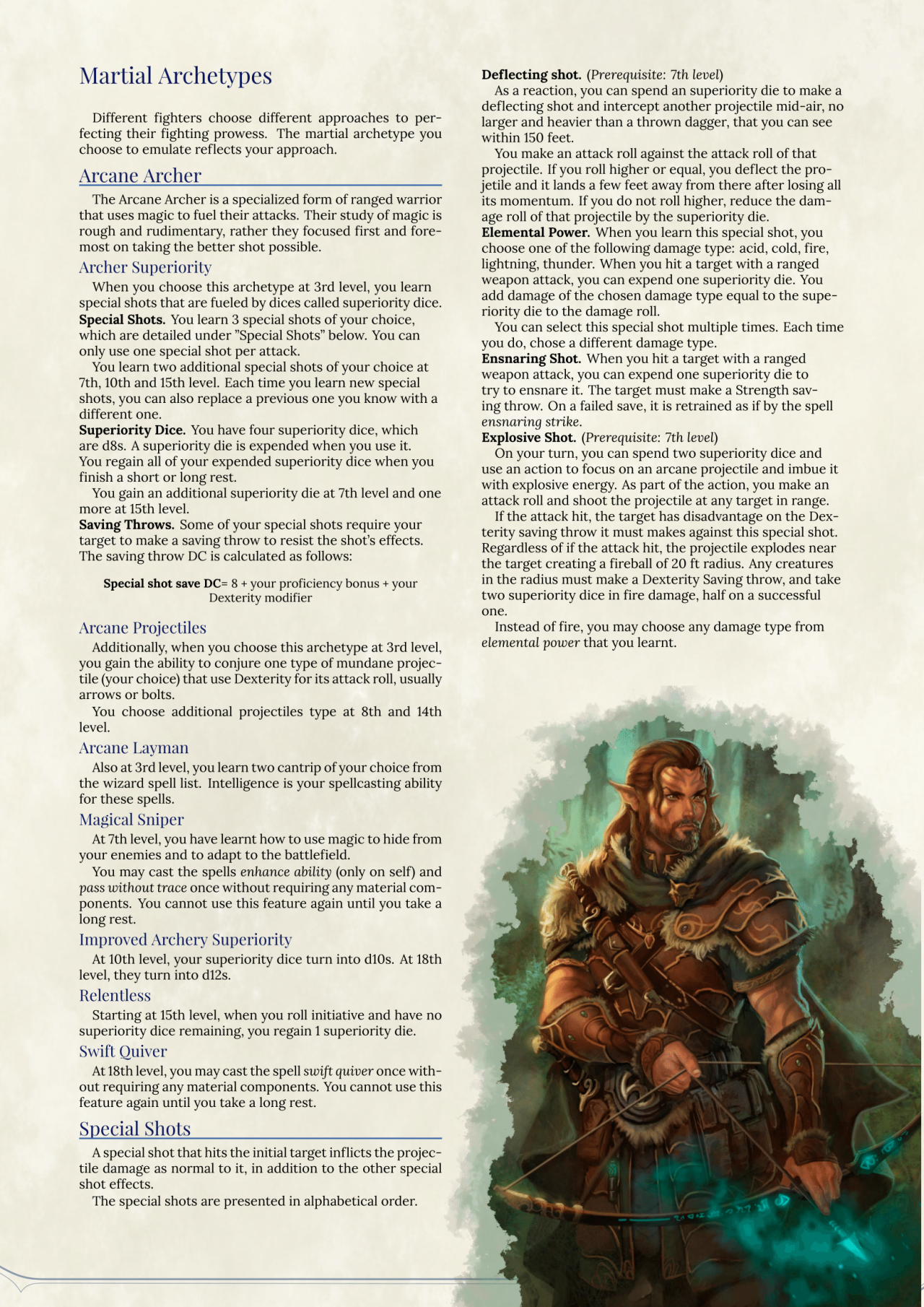 The Arcane Archer Fighter Subclass: D&D 5e Review – Flutes Loot