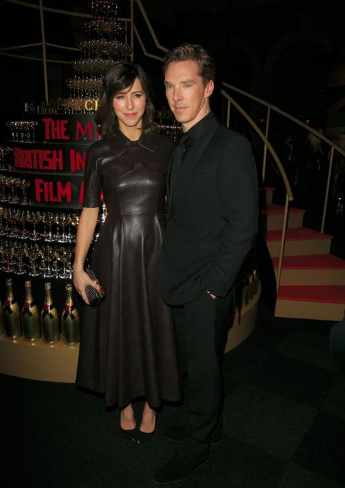 Benedict Cumberbatch and Sophie Hunter attend the Moet British Independent Film Awards 2014 at Old B