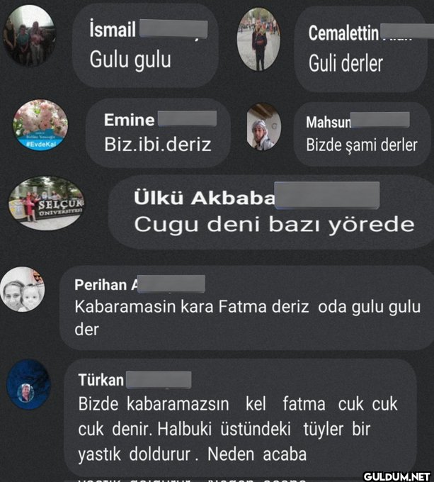 SİZİN ORDA NE DERLER Çok...