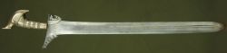 art-of-swords:  Moro Keris SwordDated: 18th centuryCulture: JavaneseMedium: steel, silver, woodSource: Copyright © 2016 Historical Arms and Armor