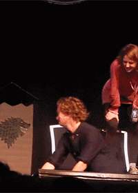 moose-cockblock:  Finn’s impression of Loras when Renly died - RingCon 2013 (video)