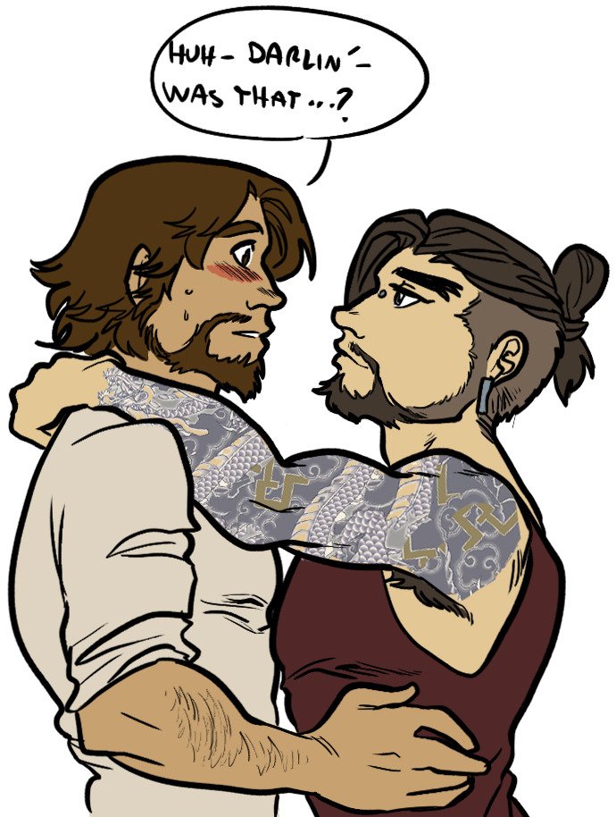 nohaijiachi: let’s play a game: in how many places does Hanzo hide piercings (the