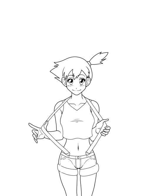 Misty Waterflower, a Pokemon trainer, is also the prestigious gym leader at Cerulean City. Her speci