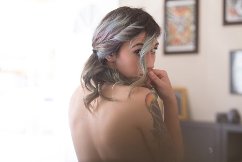 marcelinesuicide:Moon Suicide in “Spring Cleaning” - August 9 2014 on suicidegirls.com shot by me,