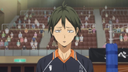 karasunokenma:  I think Hinata went into shock because he saw Tsukki do something nice?!?