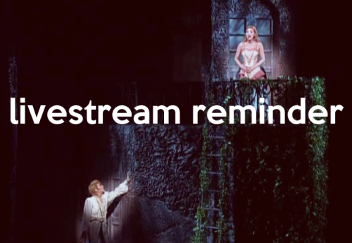 eighttwotwopointthreethree: quick reminder that i will be streaming takarazuka’s romeo et