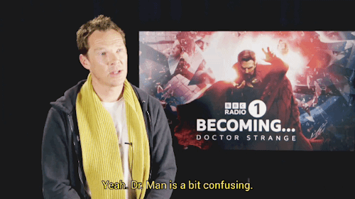 Benedict Cumberbatch Talked About Ironstrange.