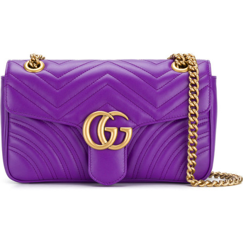 Gucci GG Marmont matelassé shoulder bag ❤ liked on Polyvore (see more quilted shoulder bags)