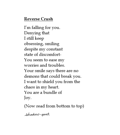 #reverse poetry on Tumblr