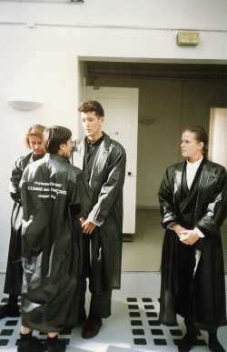 awnex:  Employees at the CDG show, 1987