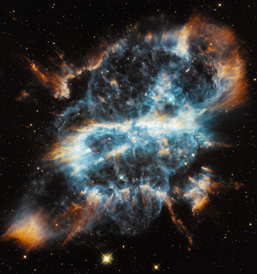 NGC 5189 is a planetary nebula in the constellation Musca. It was discovered by James Dunlop on