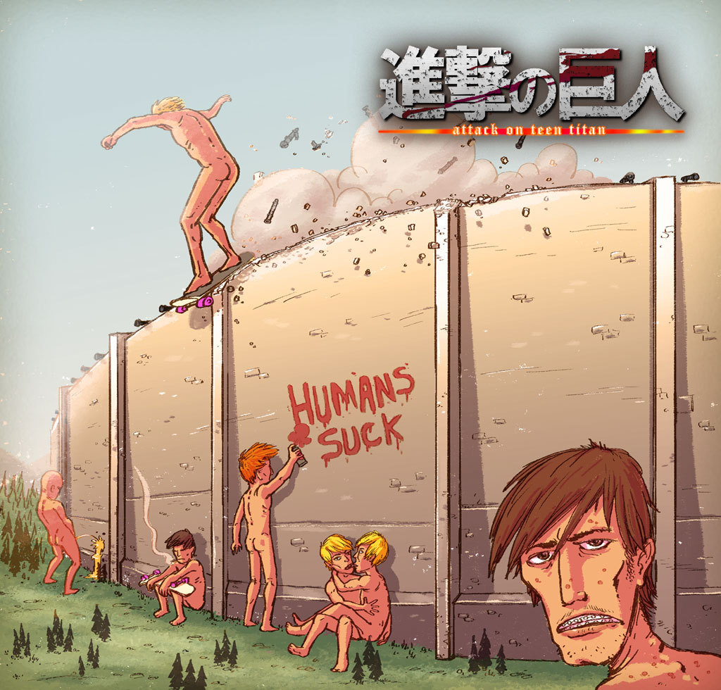 tentacletherapissed:  ericcolossal:  Attack on Teen Titan  how is tat titan back